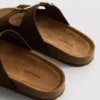 Mule-Sandalen mit doppeltem Schnallenriemen
