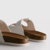 Mule-Sandalen mit doppeltem Schnallenriemen