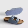 Mule-Sandalen mit doppeltem Schnallenriemen