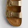 Mule-Sandalen mit doppeltem Schnallenriemen