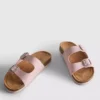 Mule-Sandalen mit doppeltem Schnallenriemen