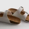Mule-Sandalen mit doppeltem Schnallenriemen