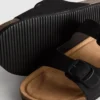 Mule-Sandalen mit doppeltem Schnallenriemen