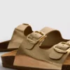 Mule-Sandalen mit doppeltem Schnallenriemen