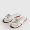 Mule-Sandalen mit gedrehten Riemen