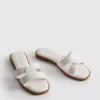 Mule-Sandalen mit gedrehten Riemen