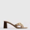 Mule-Sandalen mit Schnallen und Blockabsatz