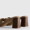 Mule-Sandalen mit Schnallen und Blockabsatz