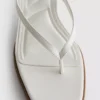 Mule-Sandalen mit Zehensteg und Absatz