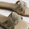 Mules mit Strasssteinen