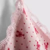 Nahtlos bedrucktes, kurz geschnittenes Schlafanzug-Cami-Top Nahtlos bedrucktes, kurz geschnittenes Schlafanzug-Cami-Top