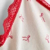 Nahtlos bedrucktes, kurz geschnittenes Schlafanzug-Cami-Top Nahtlos bedrucktes, kurz geschnittenes Schlafanzug-Cami-Top
