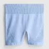 Nahtlose Active-Shorts mit gerafftem Saum Nahtlose Active-Shorts mit gerafftem Saum