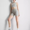 Nahtlose, gerippte Sportshorts Nahtlose, gerippte Sportshorts