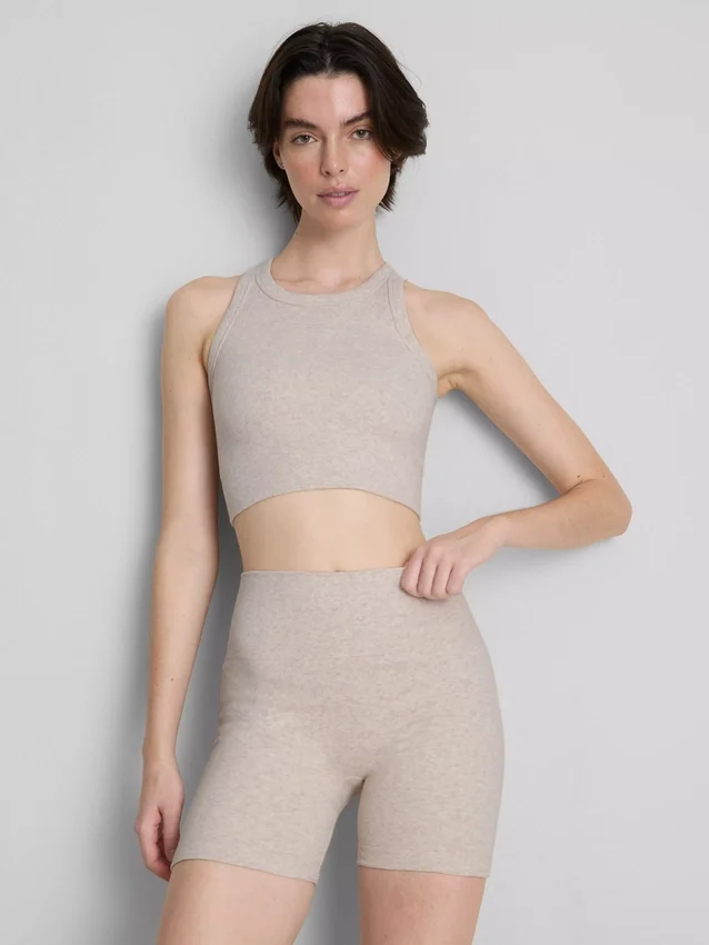 Nahtlose, gerippte Sportshorts Nahtlose, gerippte Sportshorts