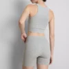 Nahtlose, gerippte Sportshorts Nahtlose, gerippte Sportshorts
