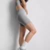 Nahtlose, hochglänzende Active-Shorts Nahtlose, hochglänzende Active-Shorts
