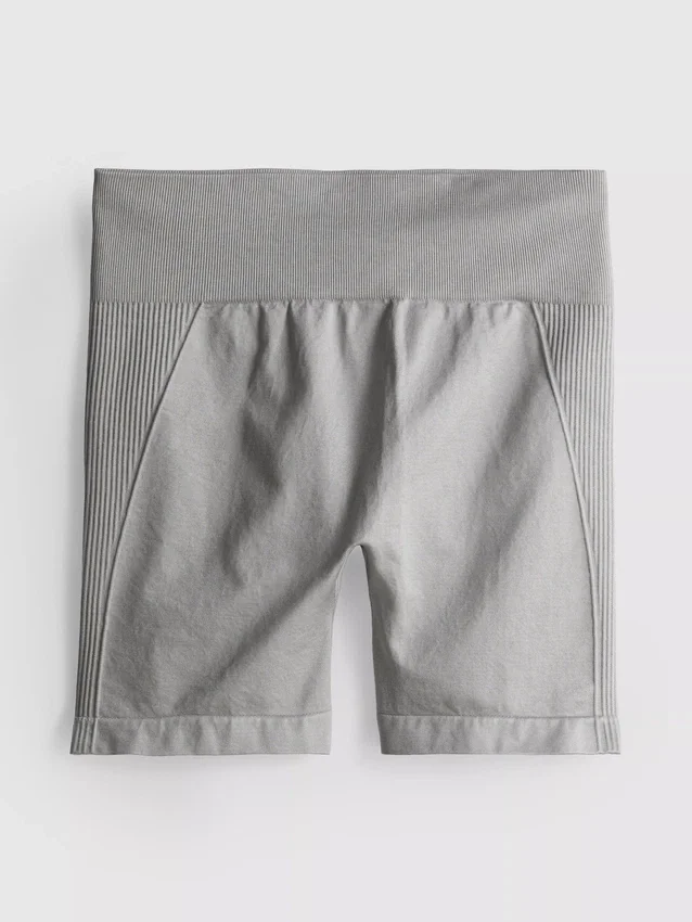 Nahtlose, hochglänzende Active-Shorts Nahtlose, hochglänzende Active-Shorts