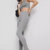 Nahtlose, hochglänzende Sport-Leggings Nahtlose, hochglänzende Sport-Leggings