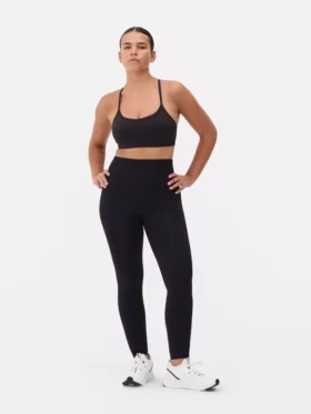 Nahtlose Leggings mit hoher Taille Nahtlose Leggings mit hoher Taille