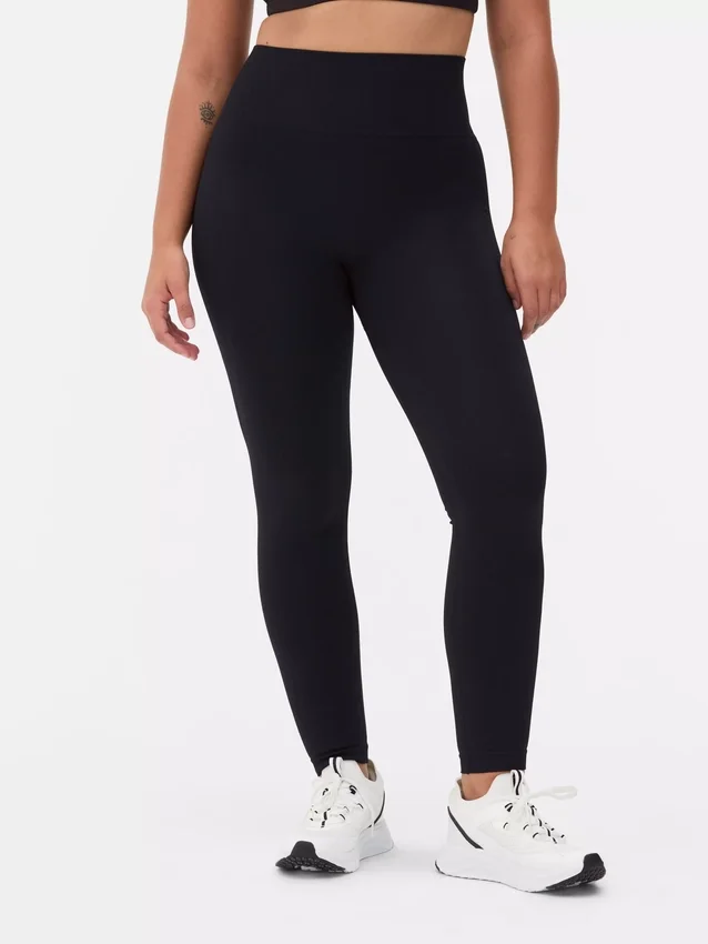 Nahtlose Leggings mit hoher Taille Nahtlose Leggings mit hoher Taille
