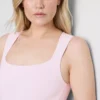 Nahtloser Body mit quadratischem Ausschnitt