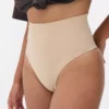 Nahtloser, figurformender String mit hoher Taille Nahtloser, figurformender String mit hoher Taille
