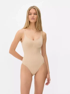 Nahtloser Shapewear-Body mit U-Ausschnitt
