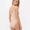 Nahtloser Shapewear-Body mit U-Ausschnitt Nahtloser Shapewear-Body mit U-Ausschnitt
