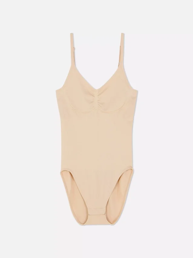 Nahtloser Shapewear-Body mit U-Ausschnitt Nahtloser Shapewear-Body mit U-Ausschnitt