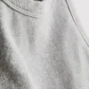 Nahtloses, geripptes, kurzes Tanktop