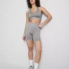 Nahtloses, hochglänzendes Active-Crop-Top Nahtloses, hochglänzendes Active-Crop-Top