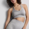 Nahtloses, hochglänzendes Active-Crop-Top Nahtloses, hochglänzendes Active-Crop-Top