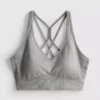 Nahtloses, hochglänzendes Active-Crop-Top Nahtloses, hochglänzendes Active-Crop-Top