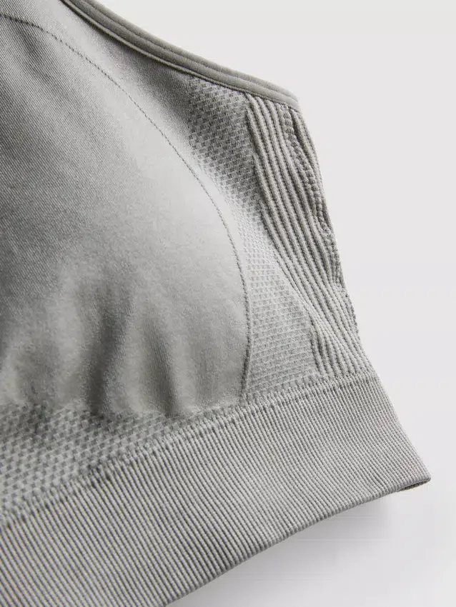 Nahtloses, hochglänzendes Active-Crop-Top Nahtloses, hochglänzendes Active-Crop-Top