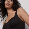 Nahtloses Top mit integriertem BH