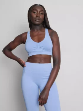 Nahtloses, trägerloses Active-Crop-Top
