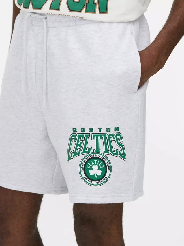 NBA Boston Celtics Shorts mit Kordelzug NBA Boston Celtics Shorts mit Kordelzug