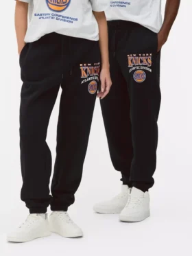 NBA New York Knicks Jogginghose mit Kordelzug