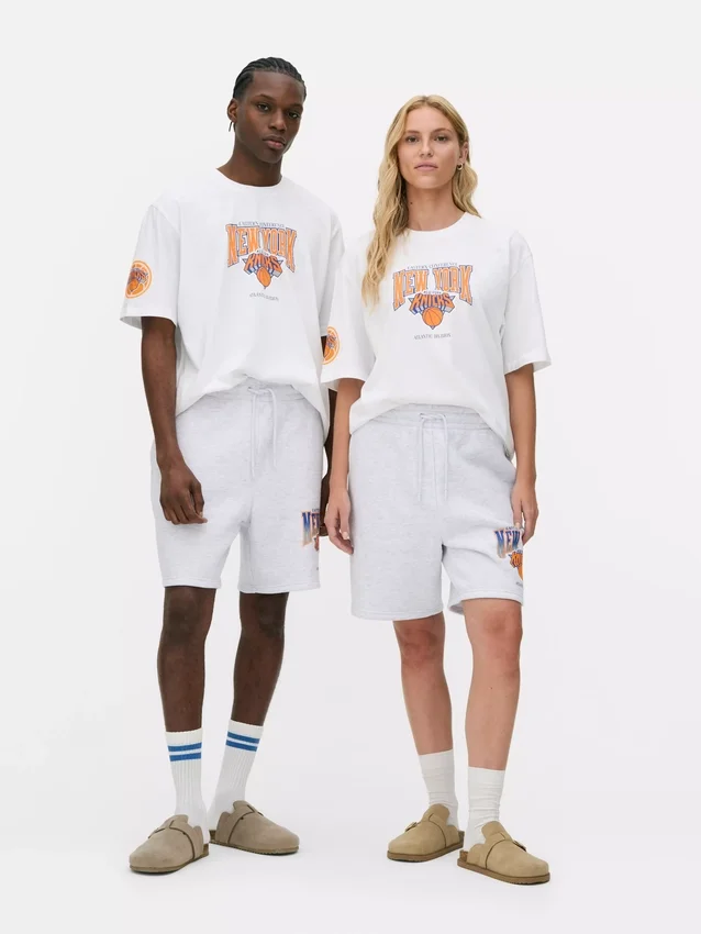 NBA New York Knicks Shorts mit Kordelzug NBA New York Knicks Shorts mit Kordelzug