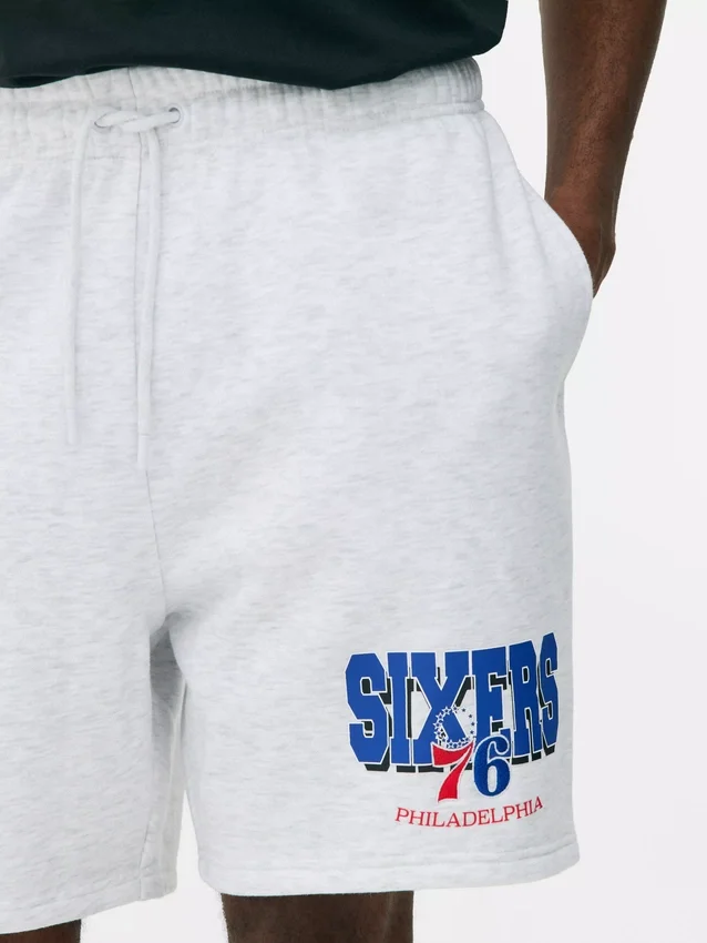 NBA Philadelphia 76ers Shorts mit Kordelzug NBA Philadelphia 76ers Shorts mit Kordelzug
