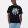 Neon-Hemd mit Miami-Motiv Neon-Hemd mit Miami-Motiv