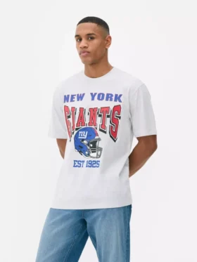 New York Giants Hemd mit Rundhalsausschnitt