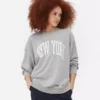 New York Oversize-Sweatshirt mit Grafikprint New York Oversize-Sweatshirt mit Grafikprint