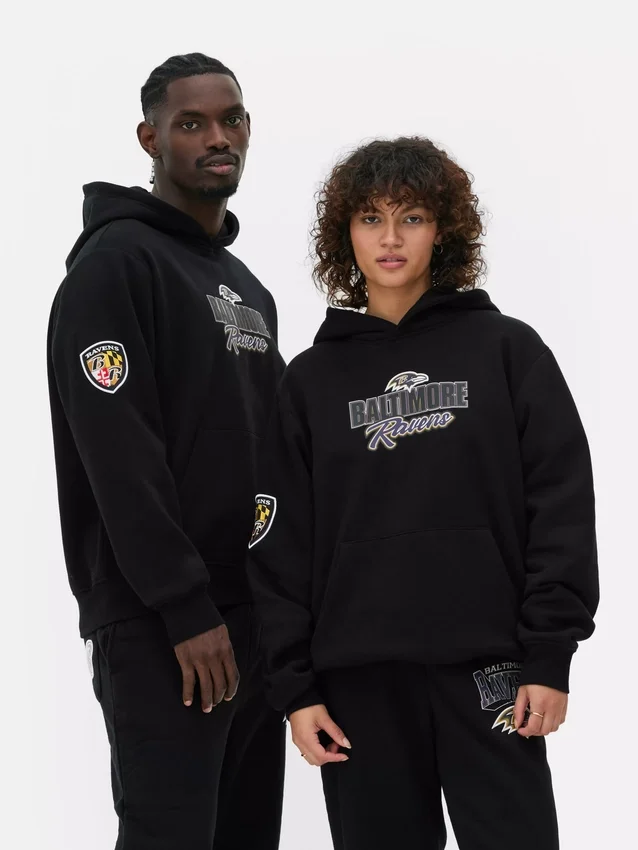 NFL Baltimore Ravens Hoodie mit Aufdruck NFL Baltimore Ravens Hoodie mit Aufdruck