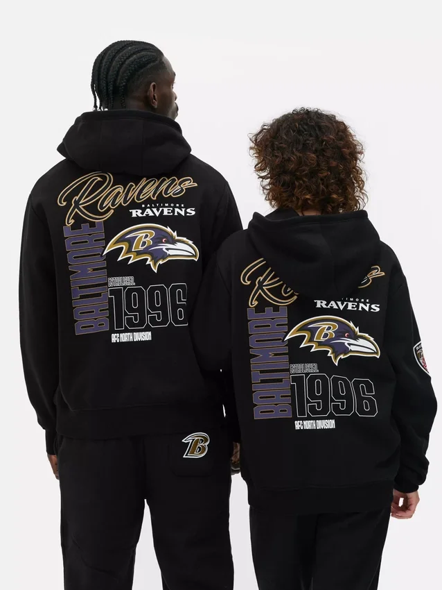 NFL Baltimore Ravens Hoodie mit Aufdruck NFL Baltimore Ravens Hoodie mit Aufdruck