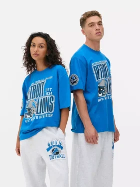 NFL Detroit Lions bedrucktes T-Shirt