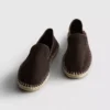 Niedrige Espadrilles aus Strick