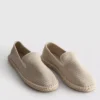 Niedrige Espadrilles aus Strick