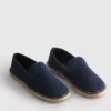 Niedrige Espadrilles aus Strick